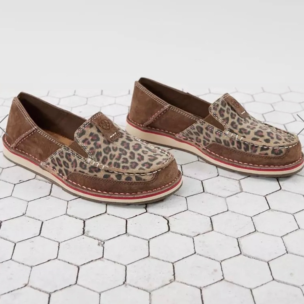 Ariat Cruiser Leopard Suede Shoe